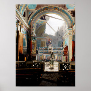 Santa Maria degli Angeli, Acerno, Italy 1943 Poster