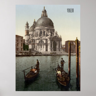 Santa Maria della Salute in Venice (c. 1900) Poster