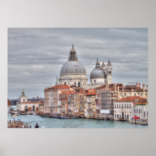 Santa Maria della Salute, Venice Italy Poster