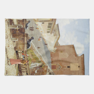 Santa Maria in Aracoeli in Rome Tea Towel