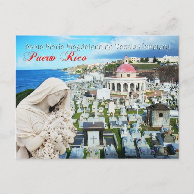 Santa Maria Magdalena de Pazzis Cemetery Postcard (Front)