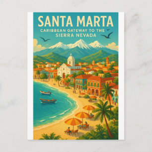 SANTA MARTA — CARIBBEAN GATEWAY TO THE  NEVADA POSTCARD