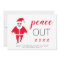 Santa Mask Peace Out 2021 Funny Christmas