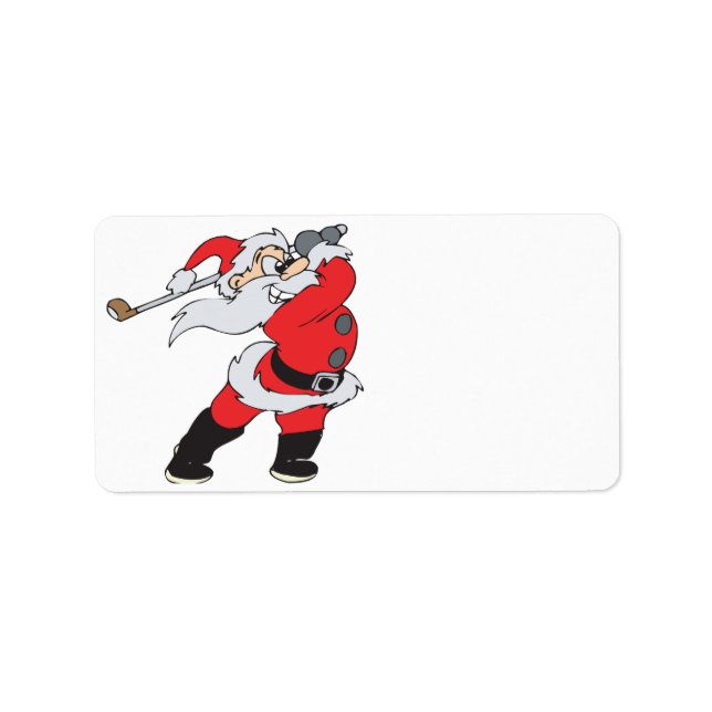 Santa Means Business Label (Front)