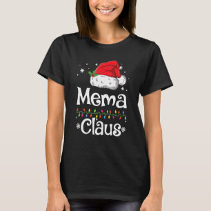 Santa Mema Claus Christmas Matching Family 1 T-Shirt