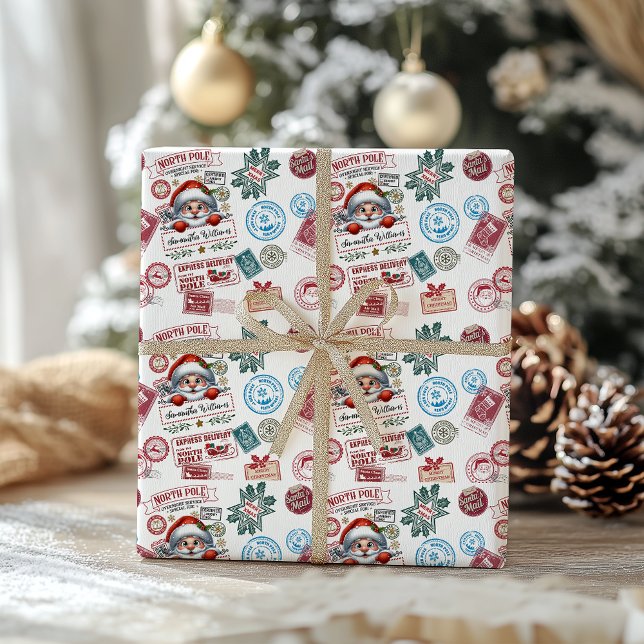 Santa Merry Christmas Special Deliveri Wrapping Paper (Creator Uploaded)