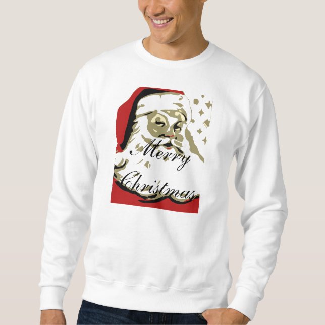 Santa Merry Christmas Sweatshirt (Front)
