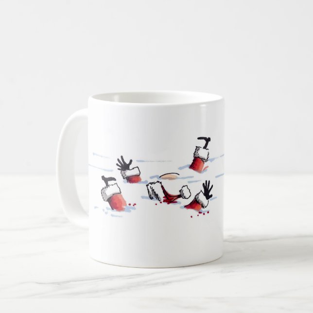 Santa Mob Hit coffee mug (Front Left)