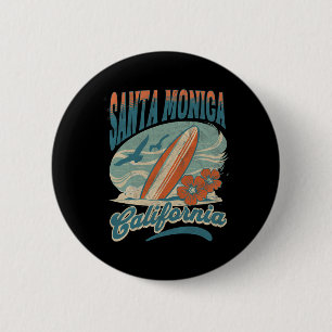 Santa Monica _2 6 Cm Round Badge