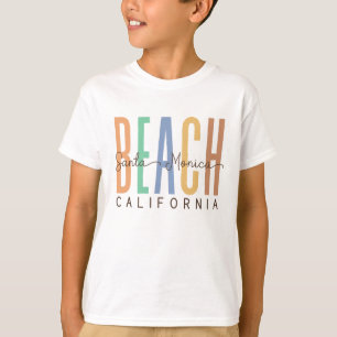 Santa Monica Beach California (Sands) T-Shirt