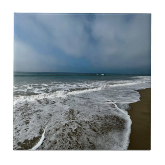 Santa Monica Beach in the fall. Tile