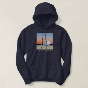 Santa Monica Beach   Los Angeles, California Hoodie