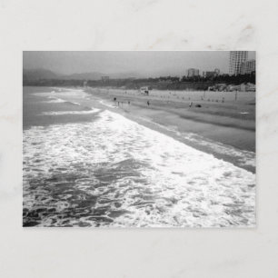 Santa Monica Beach Postcard