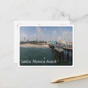 Santa Monica Beach - United States - Postcard