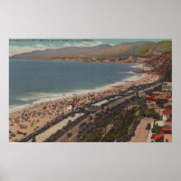 Santa Monica, CA - Los Angeles County Beach Scen