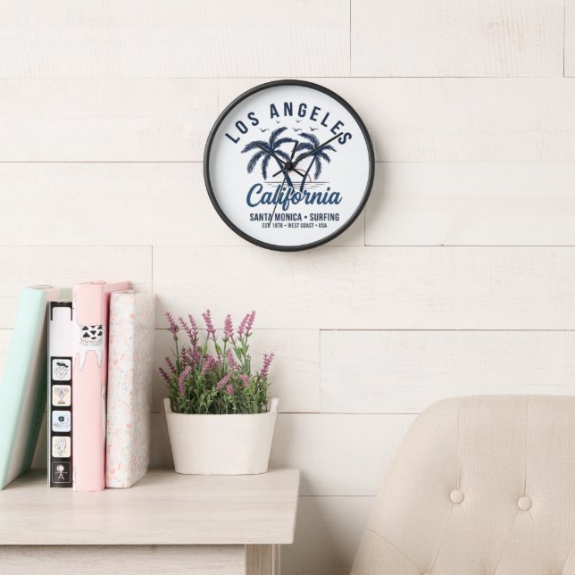 santa monica california decor clocks  (Reading Room)
