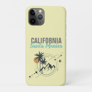 Santa Monica California Geometric Palms Case-Mate iPhone Case