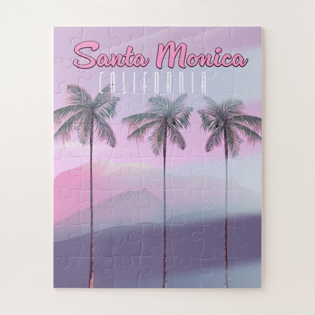 Santa Monica California Jigsaw Puzzle (Vertical)