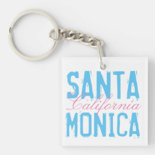 Santa Monica California Key Ring