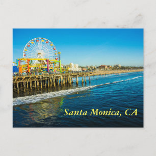 Santa Monica California Postcard
