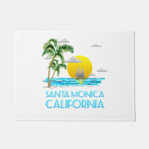 Santa Monica California Sailing Doormat