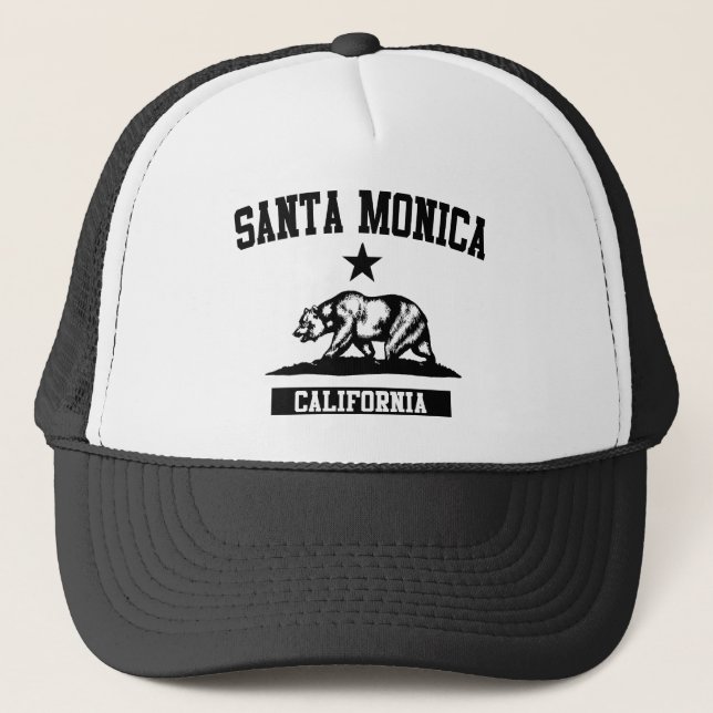 Santa Monica California Trucker Hat (Front)