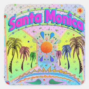 Santa Monica Calm Desire Sticker