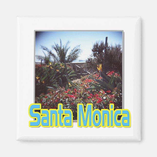 "Santa Monica Garden" Magnet (Front)