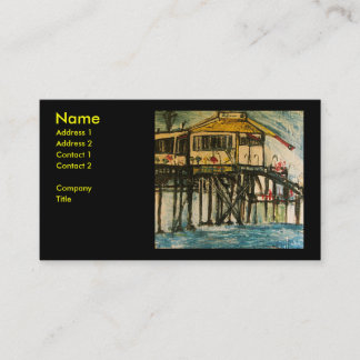 SANTA MONICA PIER BUSINESS CARD