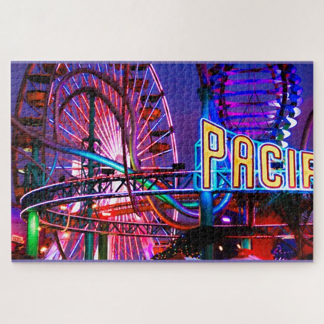 SANTA MONICA PIER Jigsaw Puzzle (Horizontal)