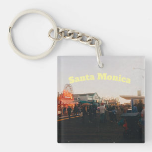 Santa Monica Pier, Los Angeles, California Key Ring