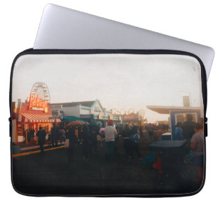 Santa Monica Pier, Los Angeles, California Laptop Sleeve