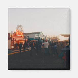 Santa Monica Pier, Los Angeles, California Magnet