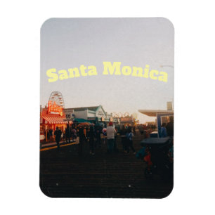 Santa Monica Pier, Los Angeles, California Magnet