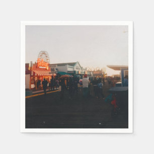 Santa Monica Pier, Los Angeles, California Napkin