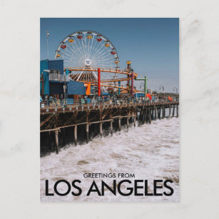 Santa Monica Pier, Los Angeles, USA Postcard