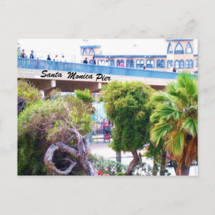 SANTA MONICA PIER post card