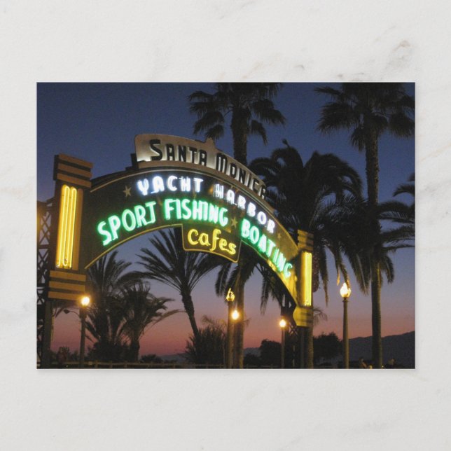 Santa Monica Pier postcard (Front)