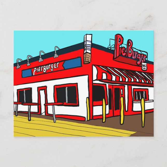 Santa Monica Pier Postcard (Front)