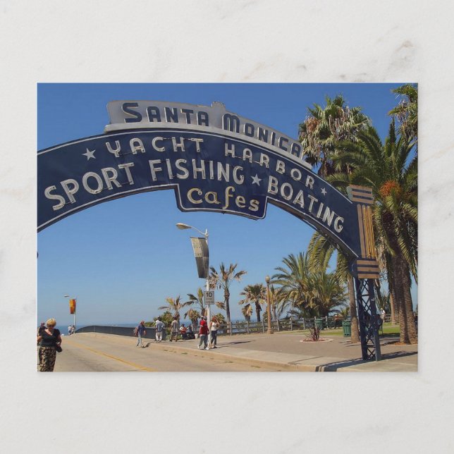 Santa Monica Pier Postcard (Front)