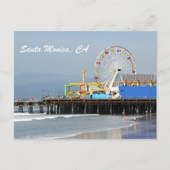 Santa Monica Pier Postcard (Front)