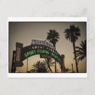 Santa Monica pier Postcard