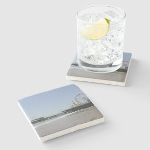 Santa Monica Pier Stone Coaster