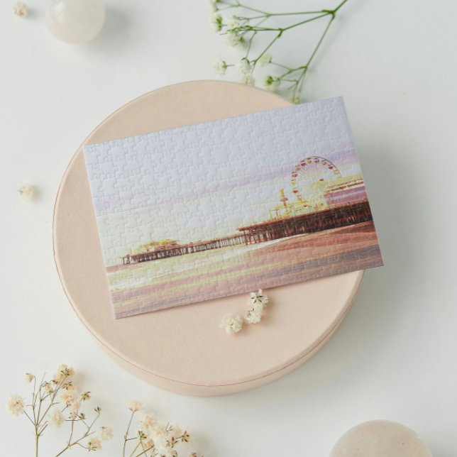 Santa Monica Pier Sunrise Jigsaw Puzzle (Creator Uploaded)