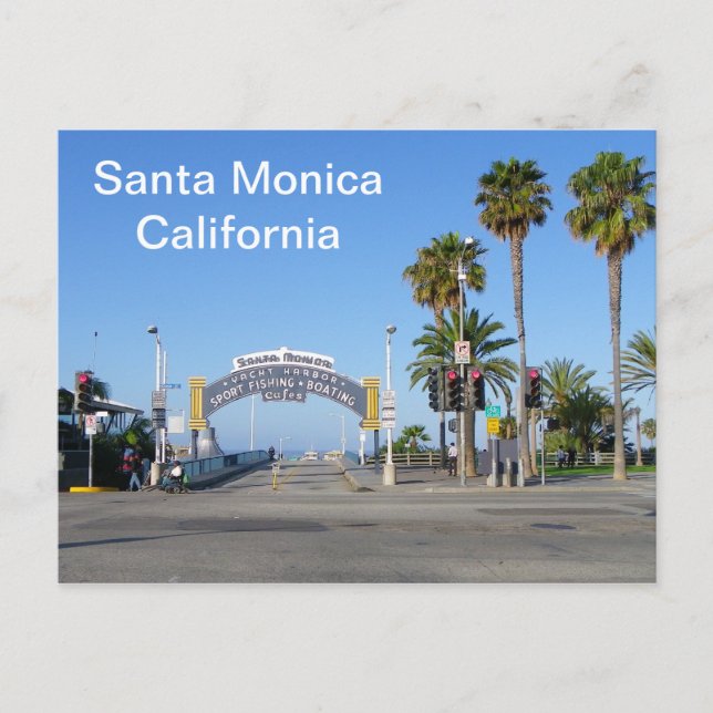 Santa Monica Postcard! Postcard (Front)