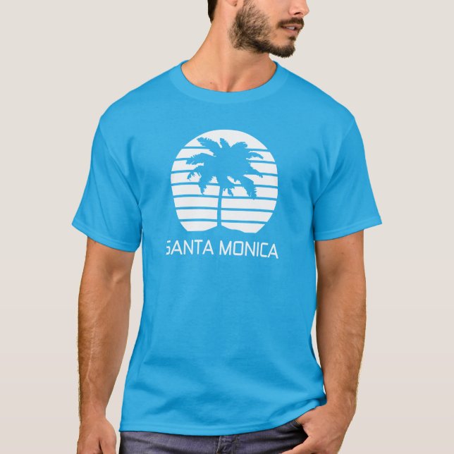 Santa Monica Retro T-Shirt (Front)