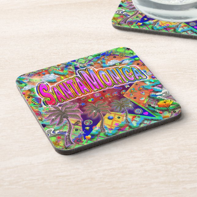 Santa Monica Risk Factor Coaster (Left Side)