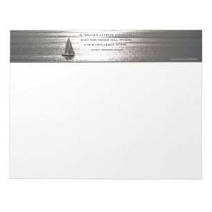 Santa Monica Sailing, for teachers - LARGE Notepad