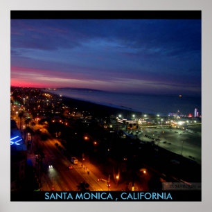 SANTA MONICA SUNRISE #2 POSTER