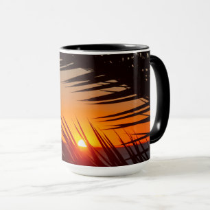 Santa Monica Sunset Over the Pacific Ocean Mug